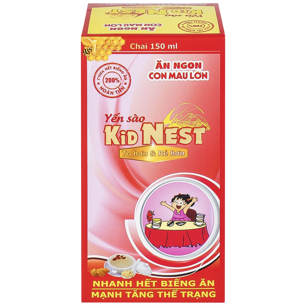 Hình ảnh Yến sào Kid Nest Good Health giúp trẻ nhanh hết biếng ăn, ngủ ngon, tăng thể trạng (150ml)