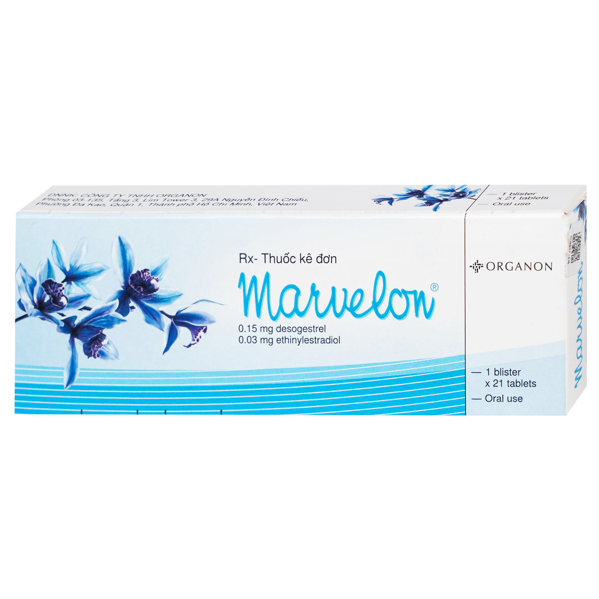 Hình ảnh Thuốc tránh thai Marvelon Organon (21 viên)