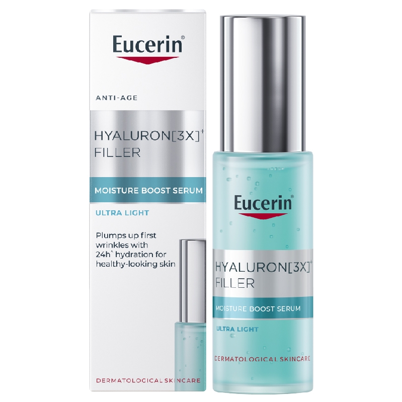 Hình ảnh Tinh chất Eucerin Anti-Age Hyaluron-Filler Moisture Filler cấp ẩm ngăn ngừa lão hóa (30ml)