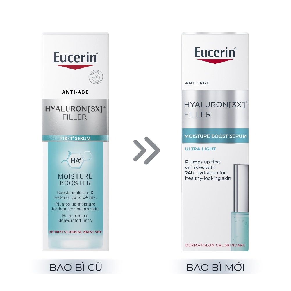 Hình ảnh Tinh chất Eucerin Anti-Age Hyaluron-Filler Moisture Filler cấp ẩm ngăn ngừa lão hóa (30ml)