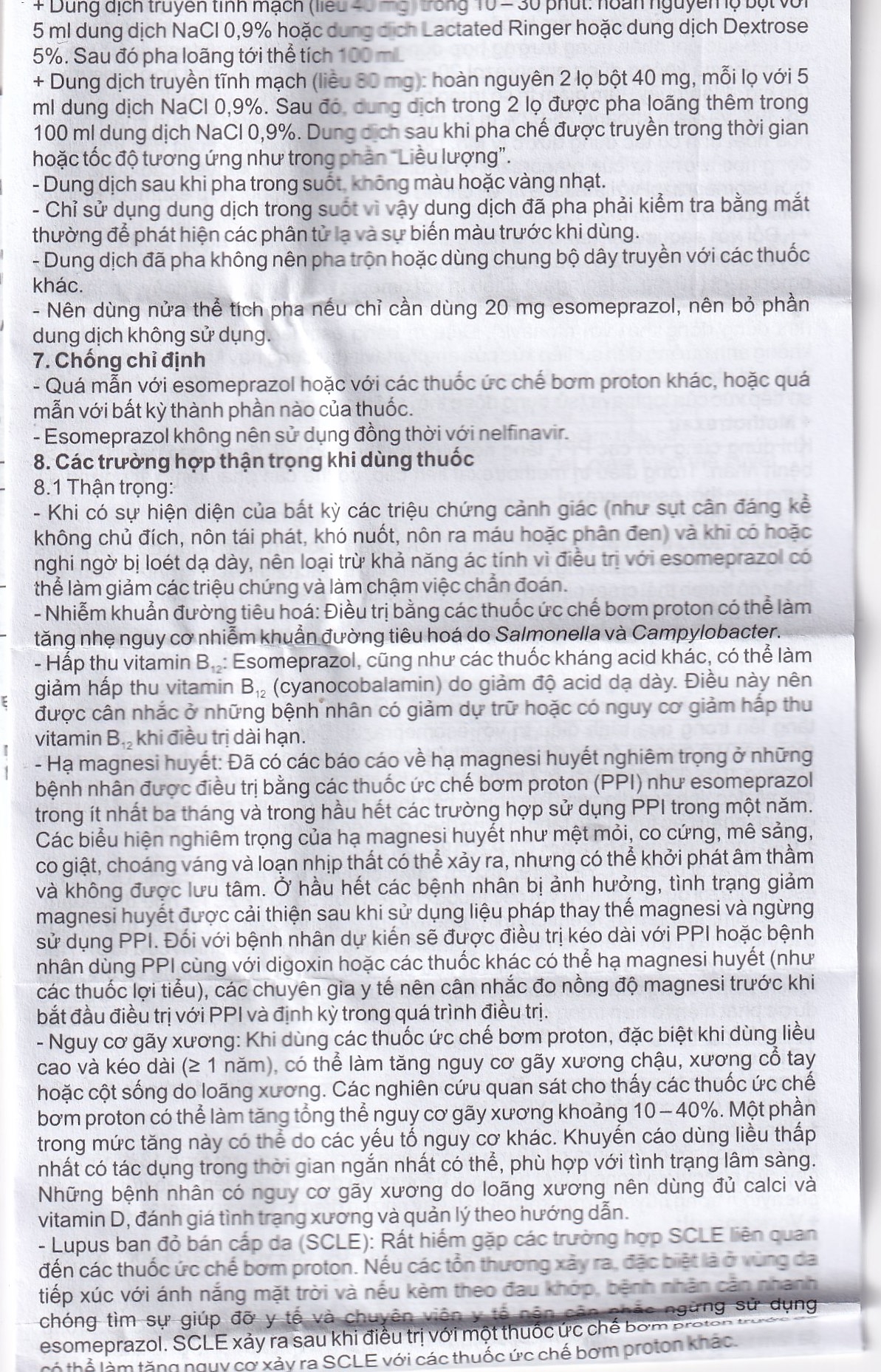 Hình ảnh Thuốc Esogas 40mg Bidiphar điều trị kháng tiết acid dạ dày (1 lọ + 1 ống 5ml)