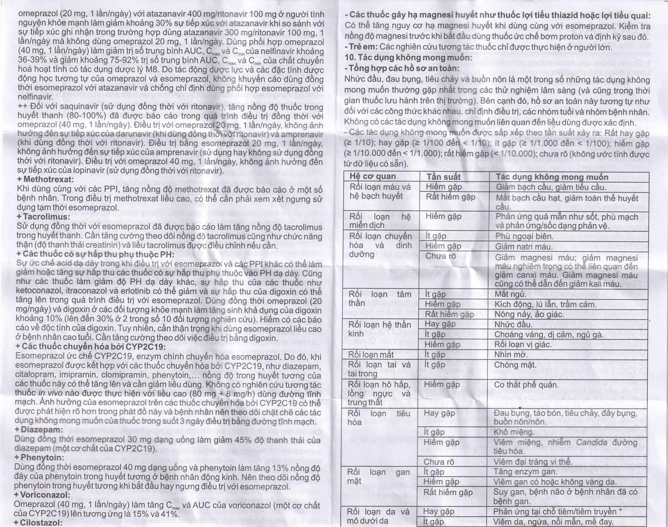 Hình ảnh Thuốc Esogas 40mg Bidiphar điều trị kháng tiết acid dạ dày (1 lọ + 1 ống 5ml)