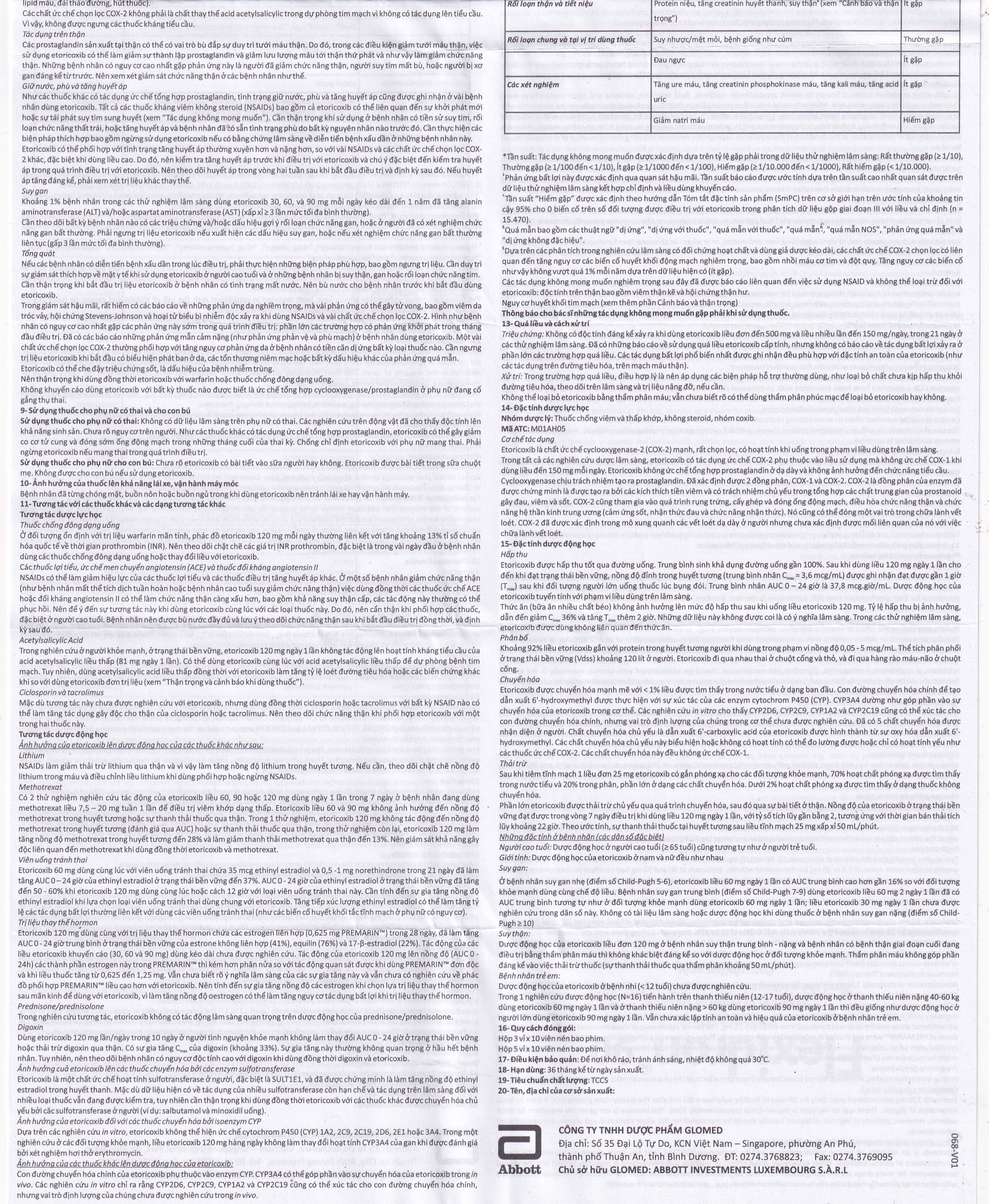 Hình ảnh Thuốc Flexidron 90 Abbott giảm triệu chứng của viêm xương khớp, viêm khớp dạng thấp (3 vỉ x 10 viên)