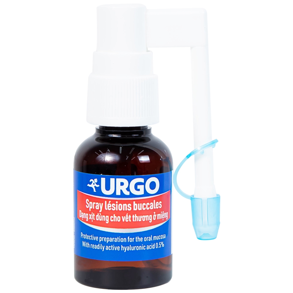 Hình ảnh Chai xịt Urgo Spray Lesions Buccales 15ml dùng cho vết thương ở miệng