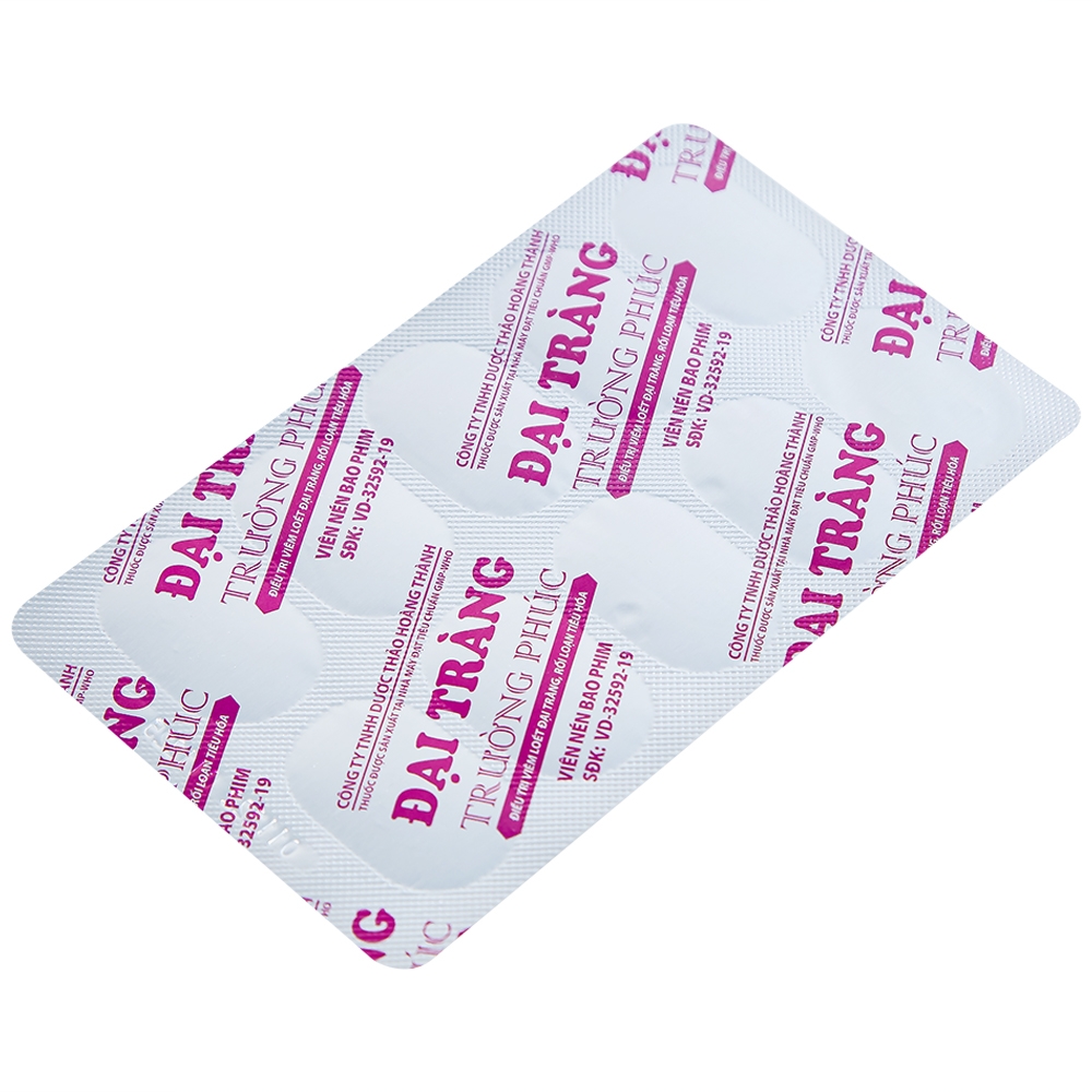 Hình ảnh Thuốc Đại Tràng Trường Phúc điều trị viêm loét đại tràng, rối loạn tiêu hóa (3 vỉ x 10 viên)