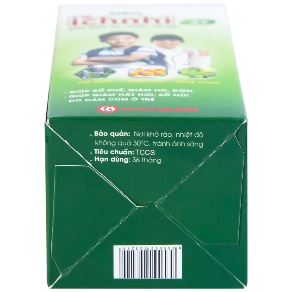 Hình ảnh Siro Ích nhi 3+ Nam Dược giúp giảm ho, đờm, sổ mũi (90ml)