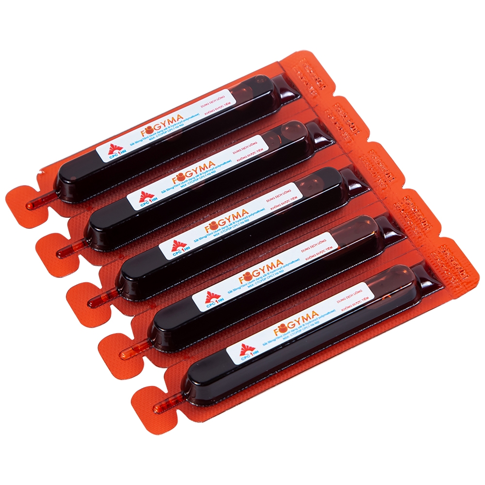 Hình ảnh Dung dịch uống Fogyma điều trị thiếu máu do thiếu sắt (4 vỉ x 5 ống)