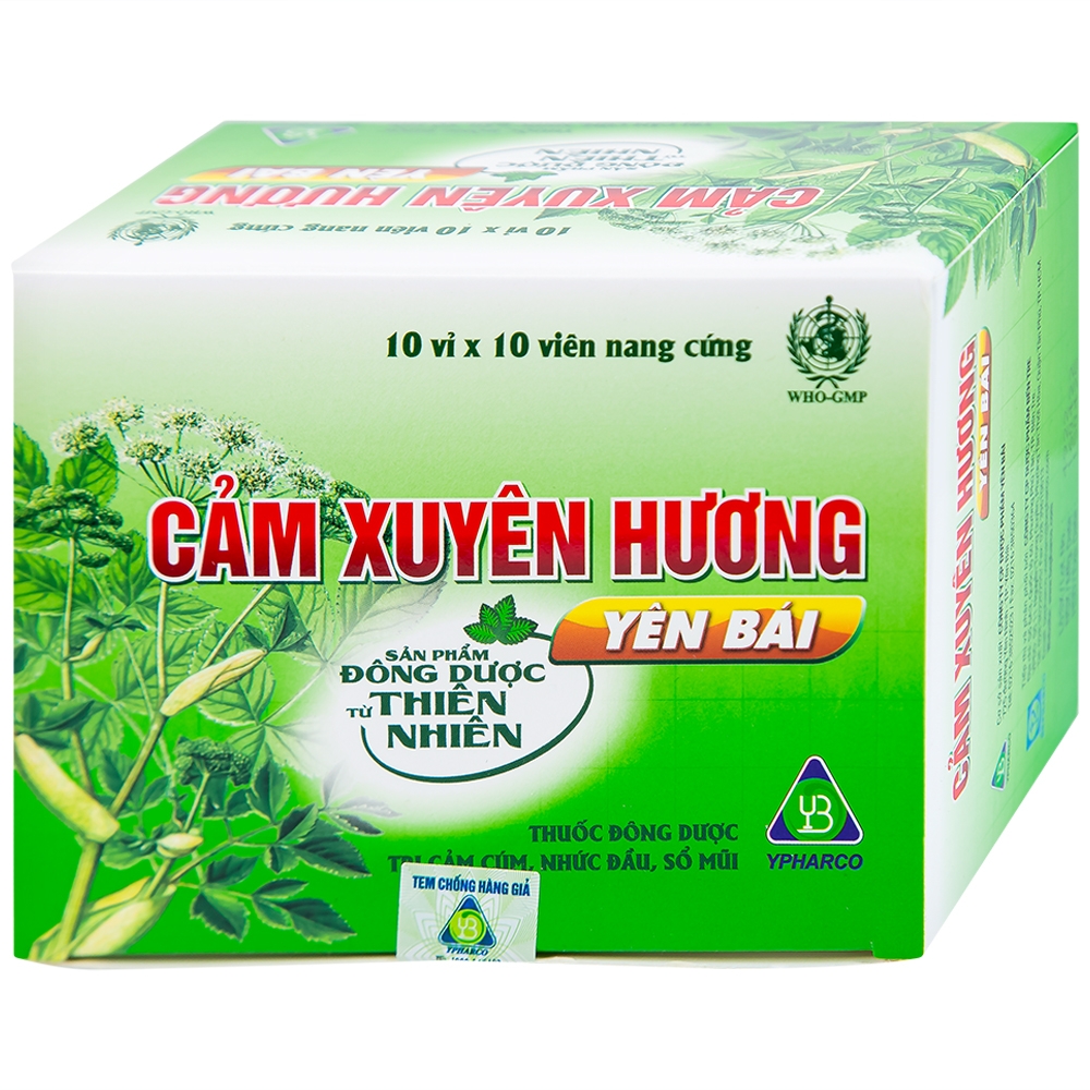Hình ảnh Thuốc Cảm Xuyên Hương Yên Bái điều trị cảm cúm, cảm lạnh (10 vỉ x 10 viên)
