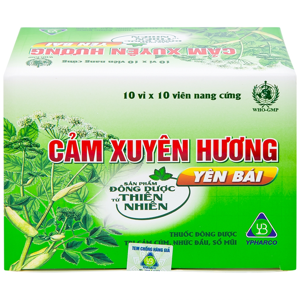 Hình ảnh Thuốc Cảm Xuyên Hương Yên Bái điều trị cảm cúm, cảm lạnh (10 vỉ x 10 viên)