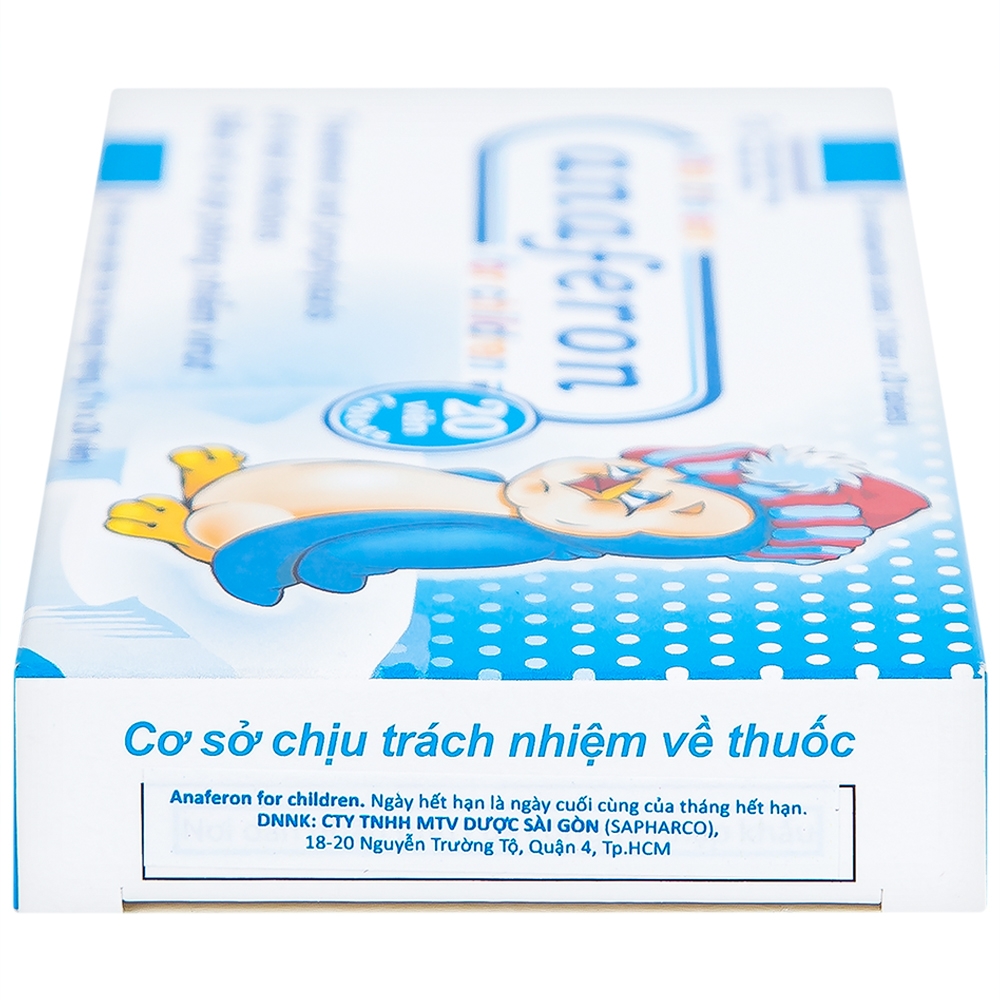 Hình ảnh Thuốc Anaferon For Children Materia điều trị và dự phòng nhiễm virus (1 vỉ x 20 viên)
