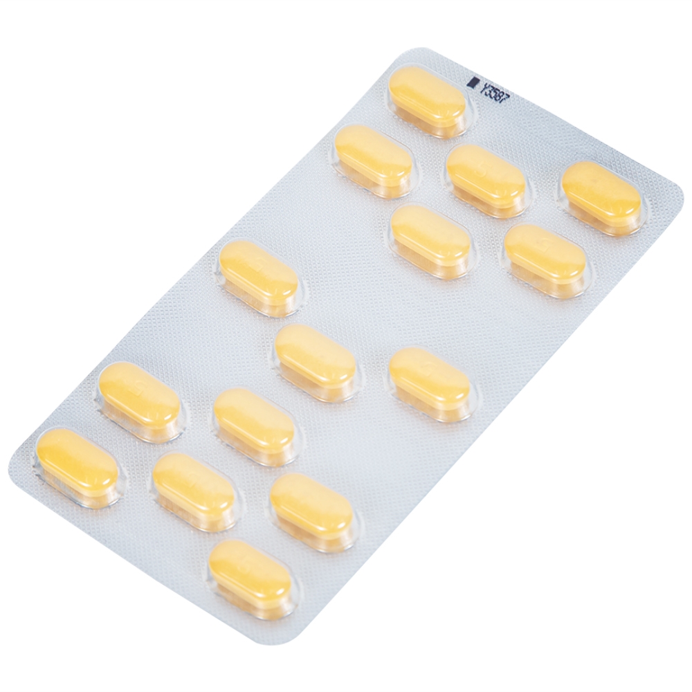 Hình ảnh Thuốc Glucovance 500mg/5mg Merck điều trị bệnh đái tháo đường típ 2 (2 vỉ x 15 viên)