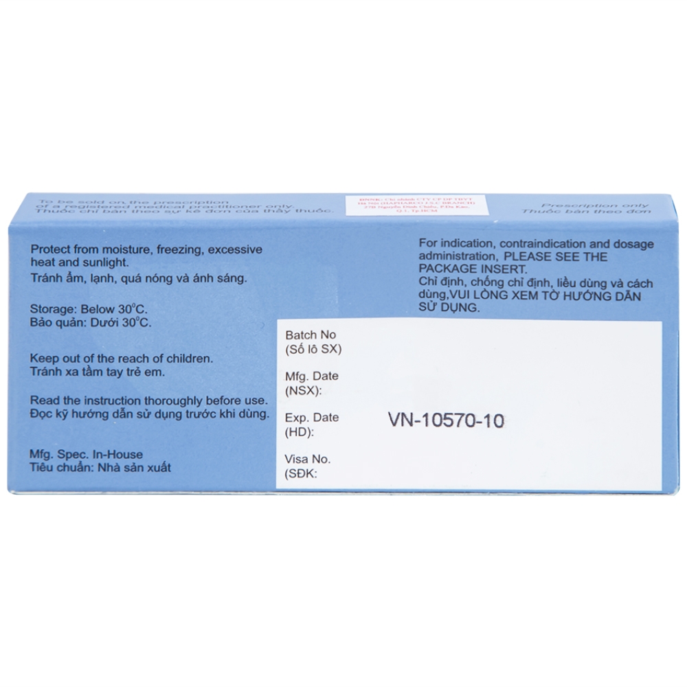 Hình ảnh Thuốc Spiromide 20/50mg Searle giảm phù, lợi tiểu, hạ huyết áp (2 vỉ x 10 viên)