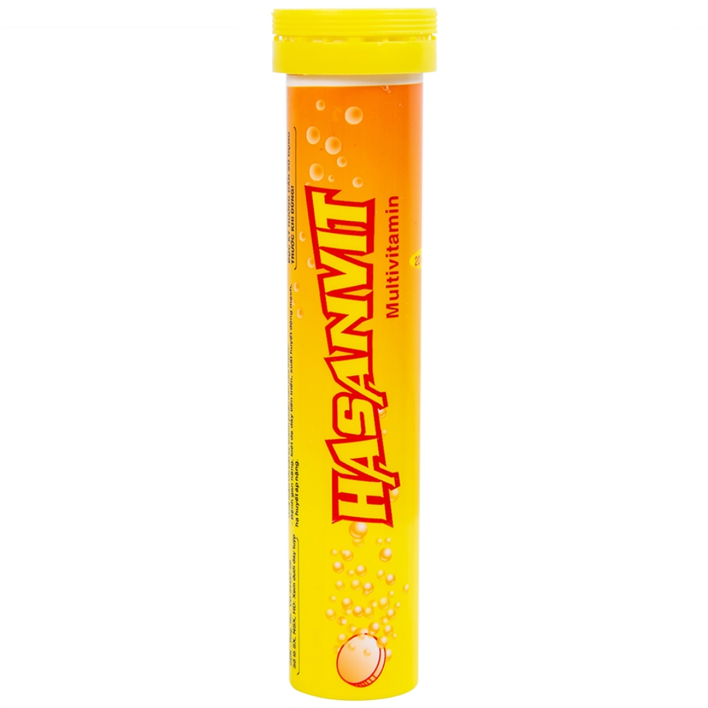 Hình ảnh Viên sủi Hasanvit cung cấp các vitamin cho cơ thể (20 viên)