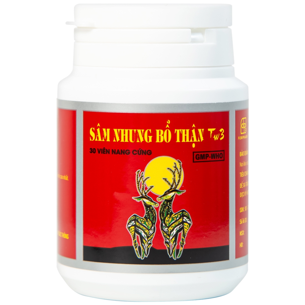 Hình ảnh Thuốc Sâm Nhung Bổ Thận TW3 dưỡng huyết tư âm, bổ thận, cố tinh (30 viên)