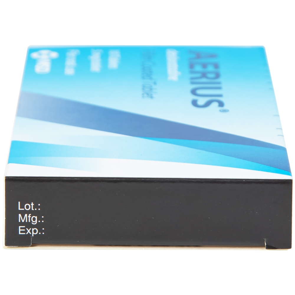 Hình ảnh Thuốc Aerius 5mg MSD giảm nhanh các triệu chứng viêm mũi dị ứng, mày đay (1 vỉ x 10 viên)