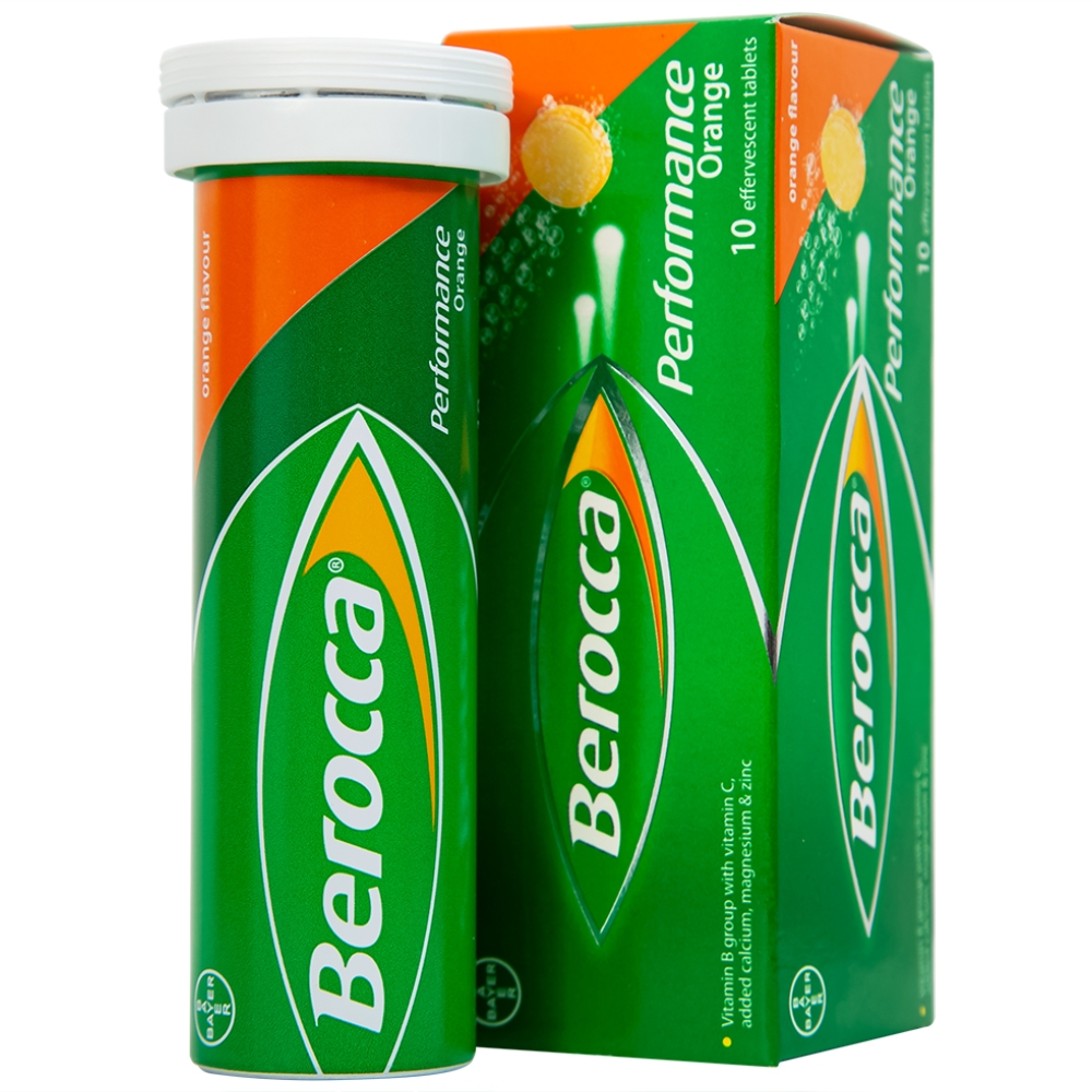 Hình ảnh Viên sủi Berocca Bayer bổ sung vitamin và khoáng chất (10 viên)