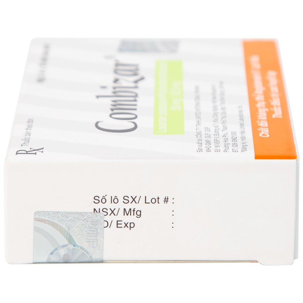 Hình ảnh Thuốc Combizar United điều trị cao huyết áp (3 vỉ x 10 viên)