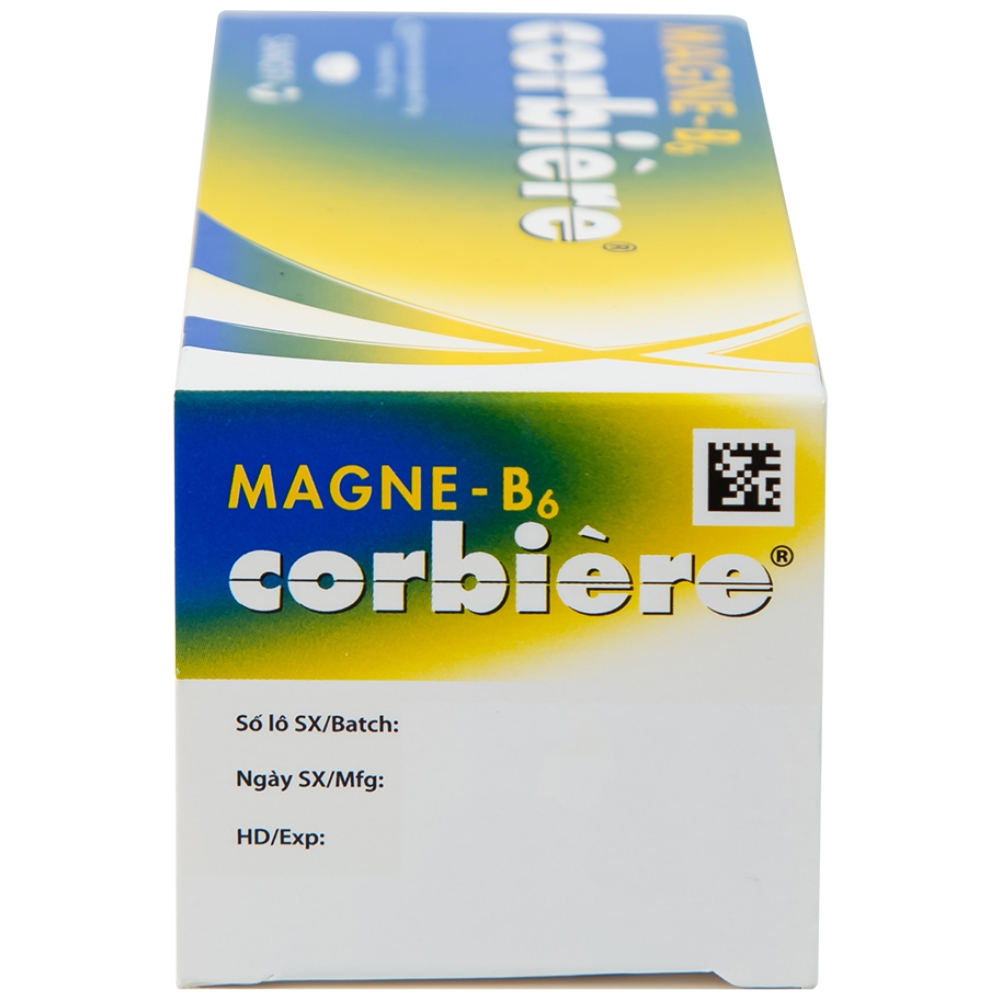 Hình ảnh Viên nén Magne-B6 Corbière Sanofi điều trị thiếu magnesi riêng biệt hay kết hợp (5 vỉ x 10 viên)