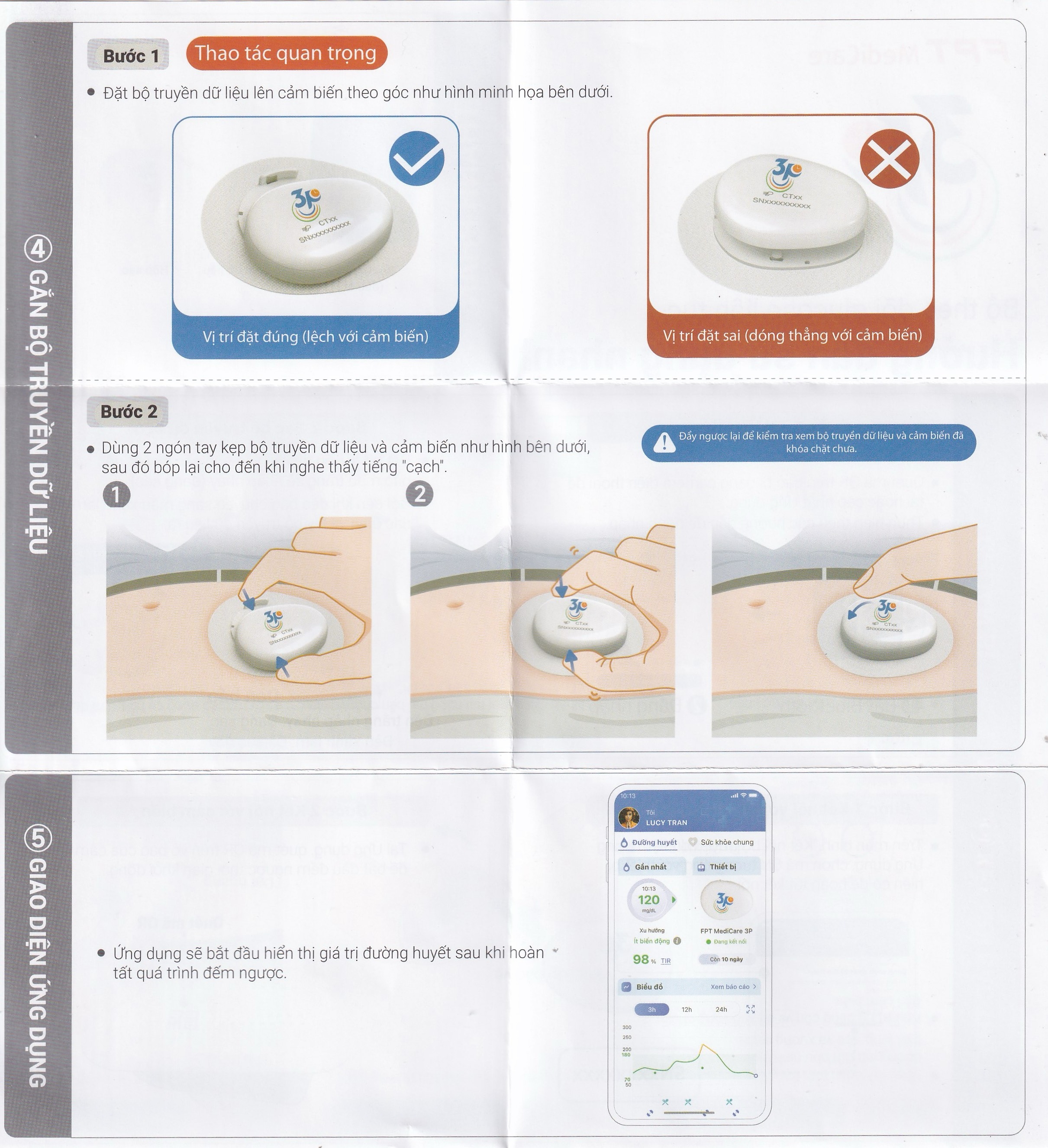 Hình ảnh Bộ truyền dữ liệu máy đo đường huyết liên tục 3P