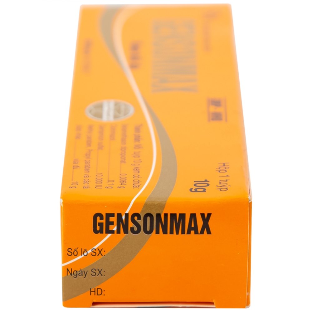 Hình ảnh Kem bôi da Gensonmax Quapharco giảm biểu hiện viêm của các bệnh về da (10g)