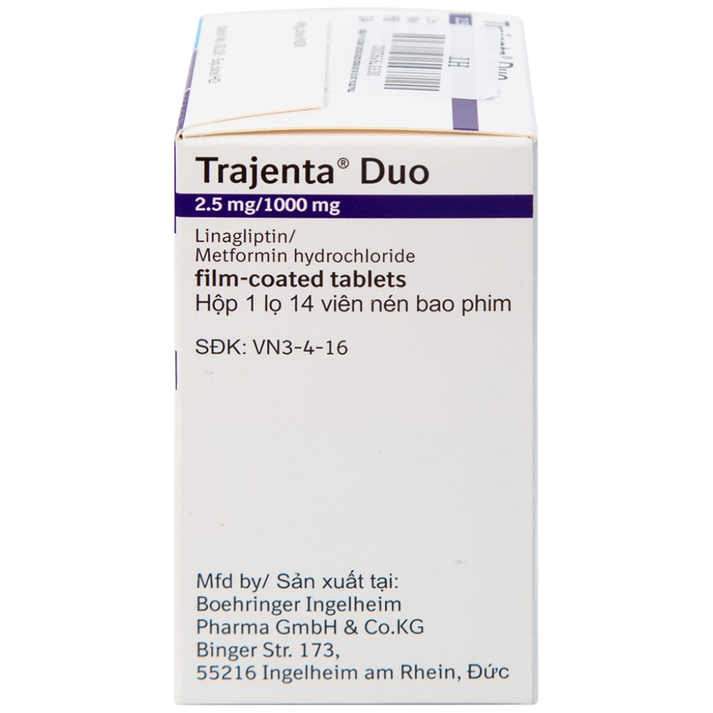 Hình ảnh Thuốc Trajena Duo Boehringer Ingelheim hỗ trợ điều trị đái tháo đường (14 viên)
