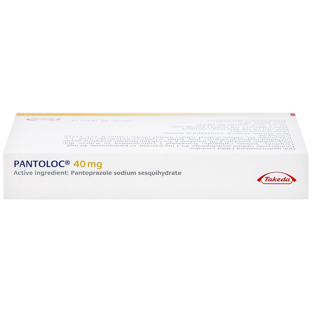 Hình ảnh Viên nén Pantoloc 40mg Takeda điều trị viêm thực quản trào ngược (1 vỉ x 7 viên) 