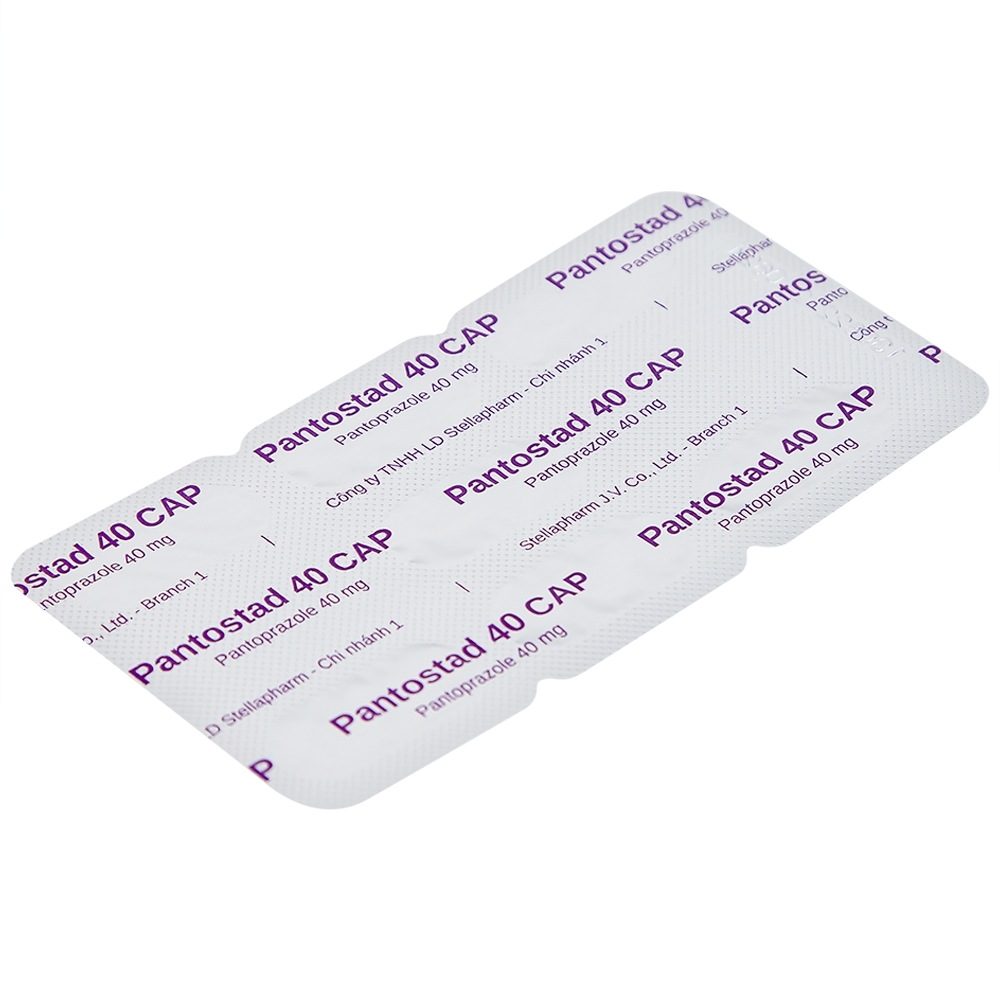 Hình ảnh Thuốc Pantostad 40 CAP Stella điều trị viêm thực quản (4 vỉ x 7 viên)