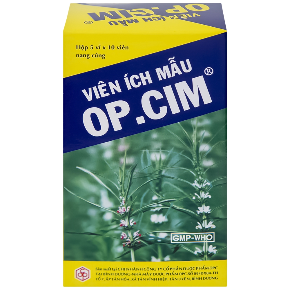 Hình ảnh Viên Ích Mẫu OP.CIM OPC hỗ trợ điều trị rối loạn kinh nguyệt (5 vỉ x 10 viên)