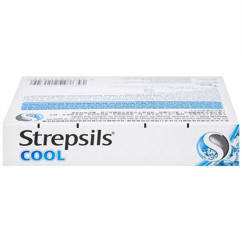 Hình ảnh Viên ngậm Strepsils Cool Reckitt Benckiser điều trị viêm họng (2 vỉ x 12 viên)