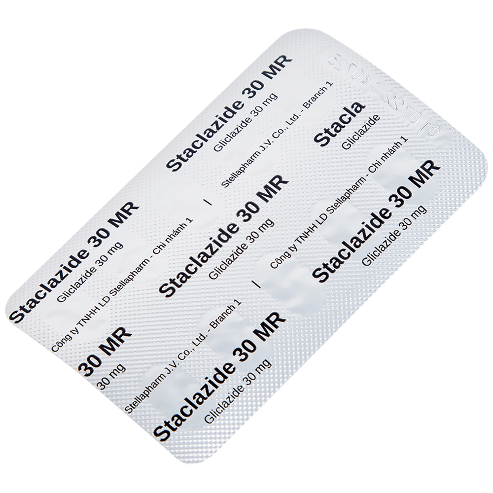 Hình ảnh Thuốc Staclazide 30 MR Stella điều trị đái tháo đường típ 2 (3 vỉ x 10 viên)