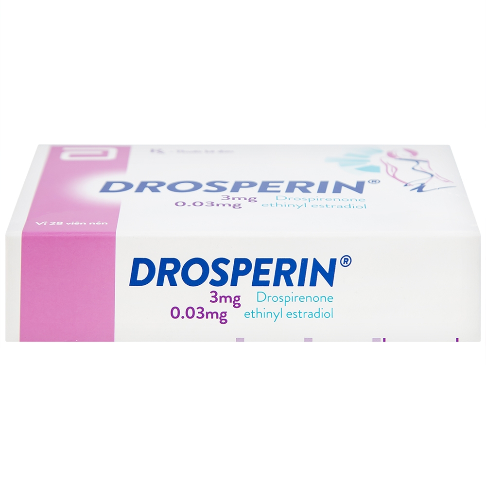 Hình ảnh Thuốc tránh thai hằng ngày Drosperin Abbott (1 vỉ x 28 viên)