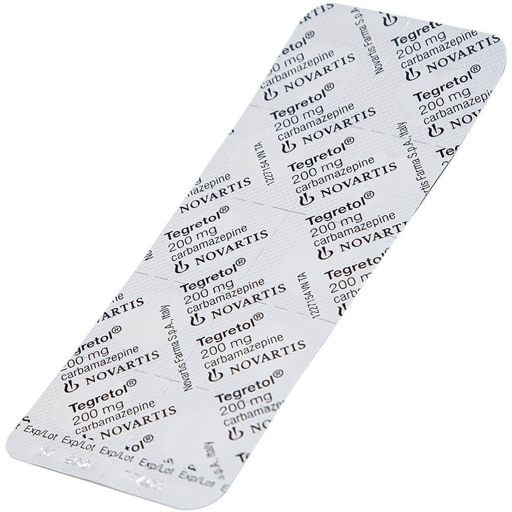 Hình ảnh Thuốc Tegretol 200 Novartis điều trị bệnh động kinh (5 vỉ x 10 viên)