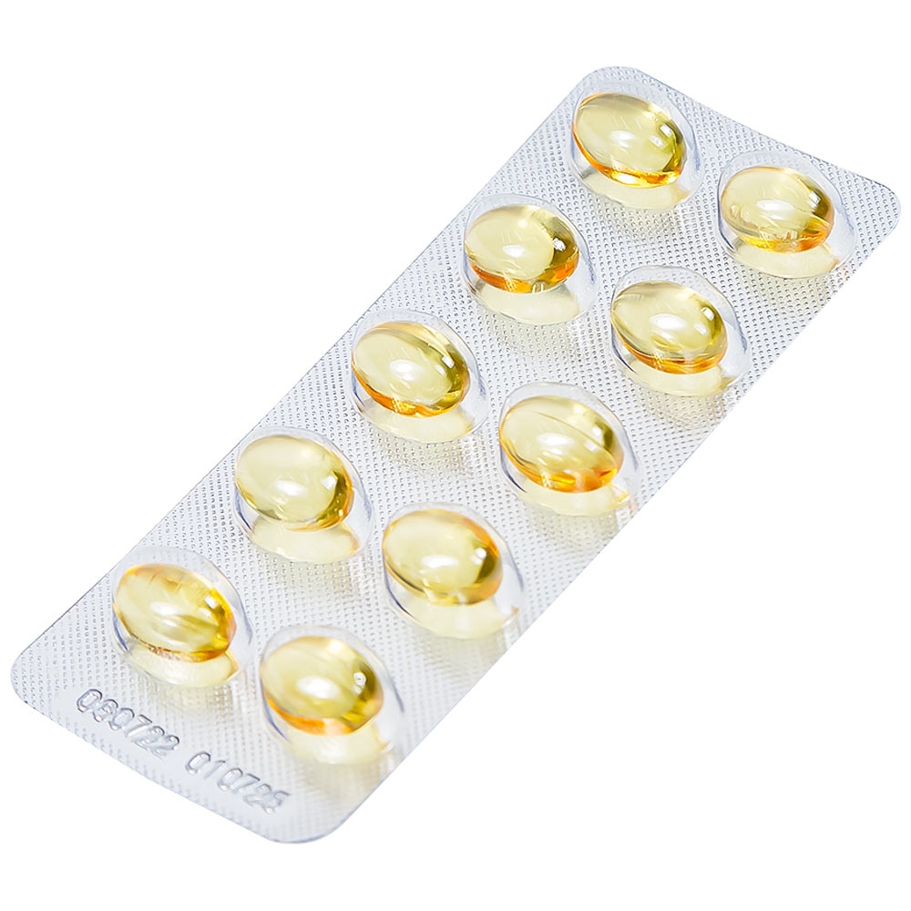 Hình ảnh Thuốc Vitamin A-D HDpharma điều trị tình trạng thiếu Vitamin A và D (5 vỉ x 10 viên)