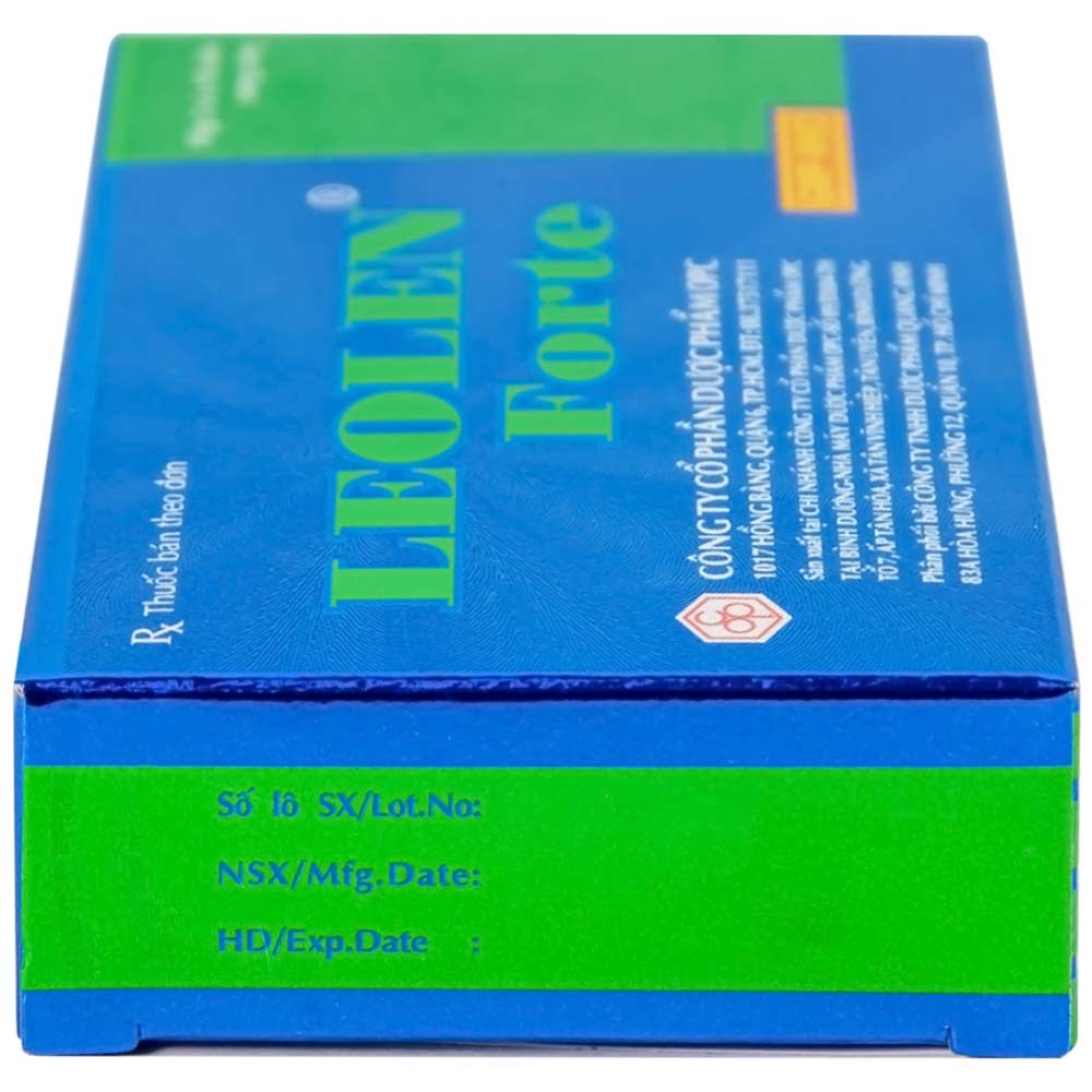 Hình ảnh Viên nang cứng Leolen Forte OPC điều trị đau dây thần kinh (3 vỉ x 10 viên)