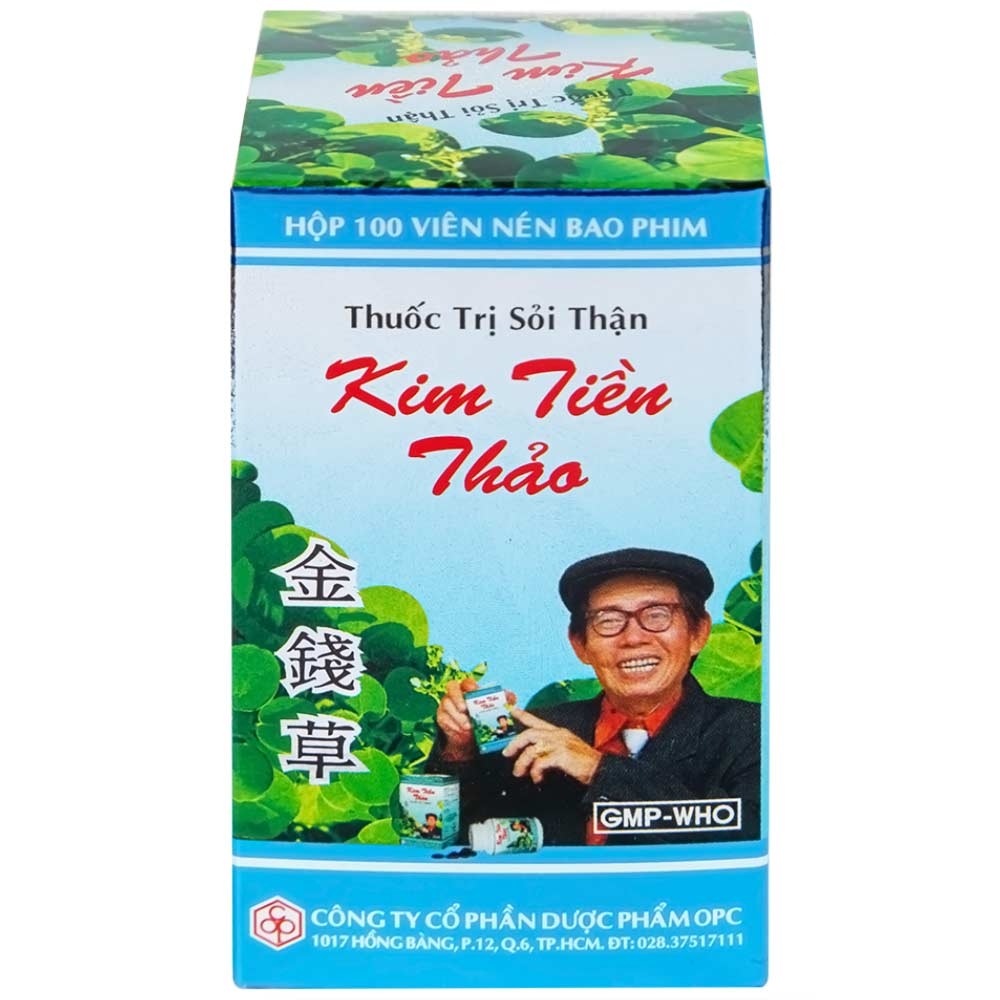 Hình ảnh Thuốc trị sỏi thận Kim Tiền Thảo OPC hỗ trợ điều trị sỏi đường tiết niệu, sỏi thận (100 viên)