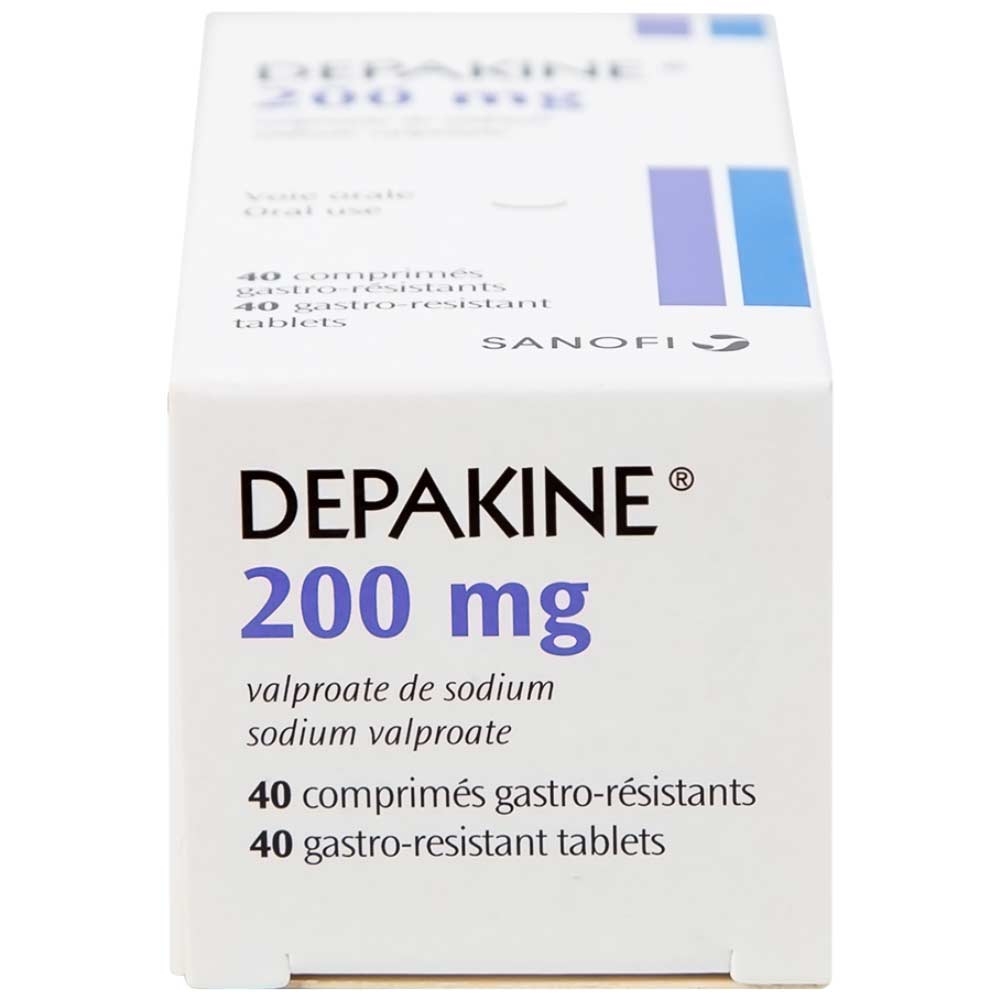 Hình ảnh Thuốc Depakine 200mg Sanofi điều trị động kinh (40 viên)