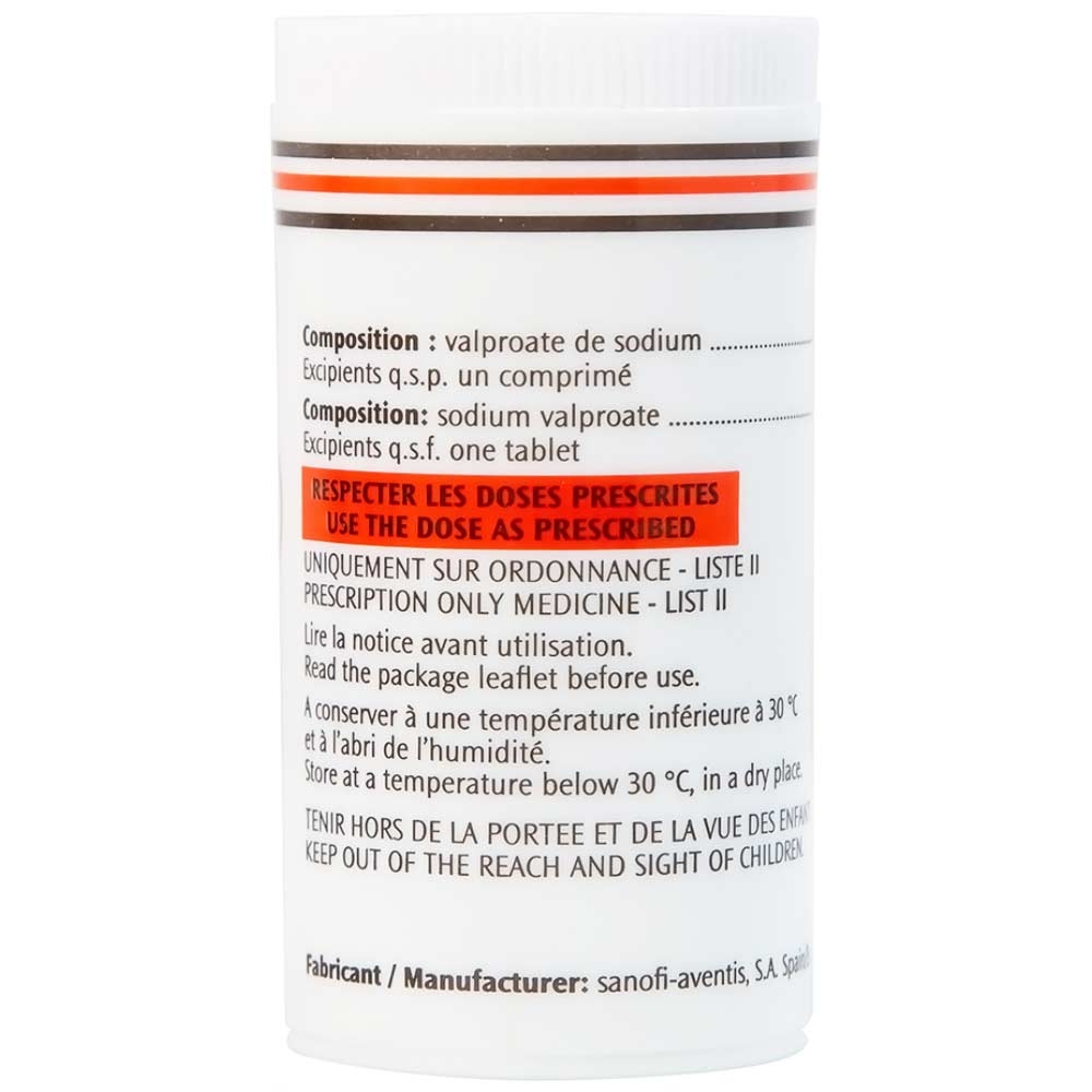 Hình ảnh Thuốc Depakine 200mg Sanofi điều trị động kinh (40 viên)