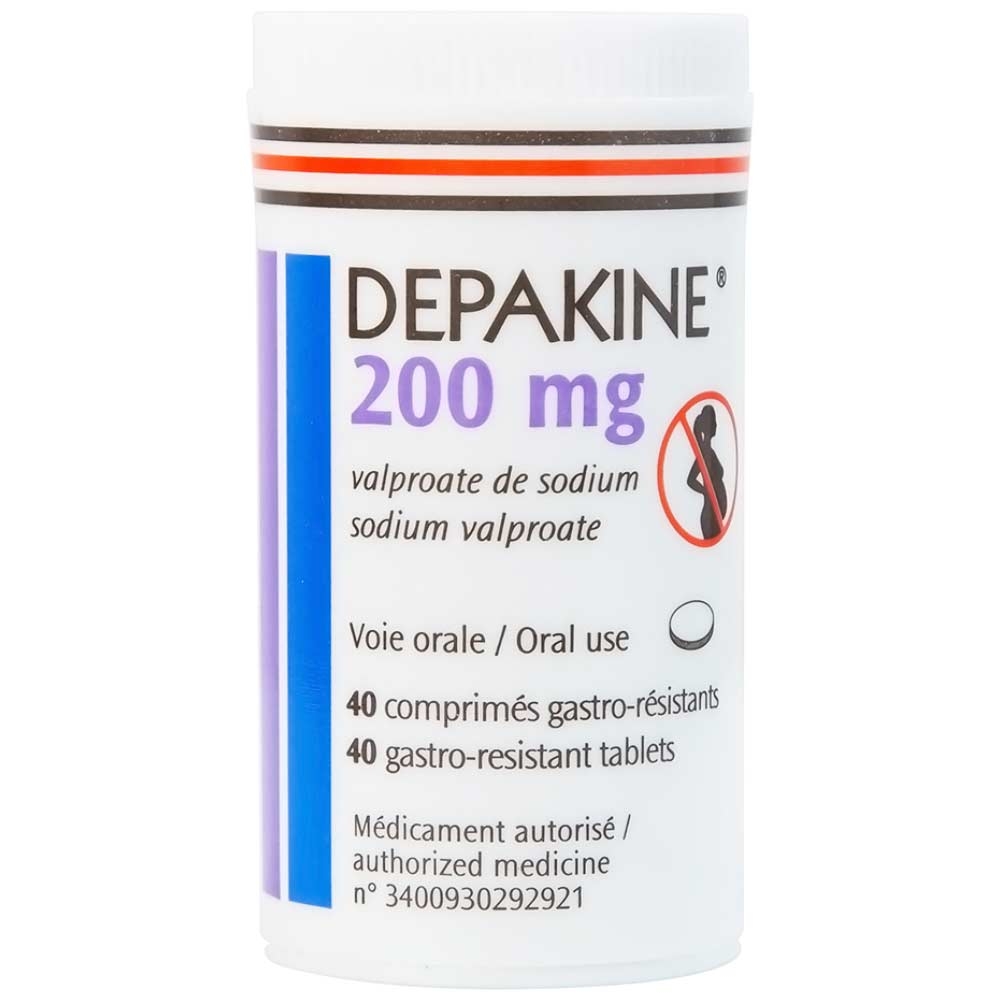Hình ảnh Thuốc Depakine 200mg Sanofi điều trị động kinh (40 viên)