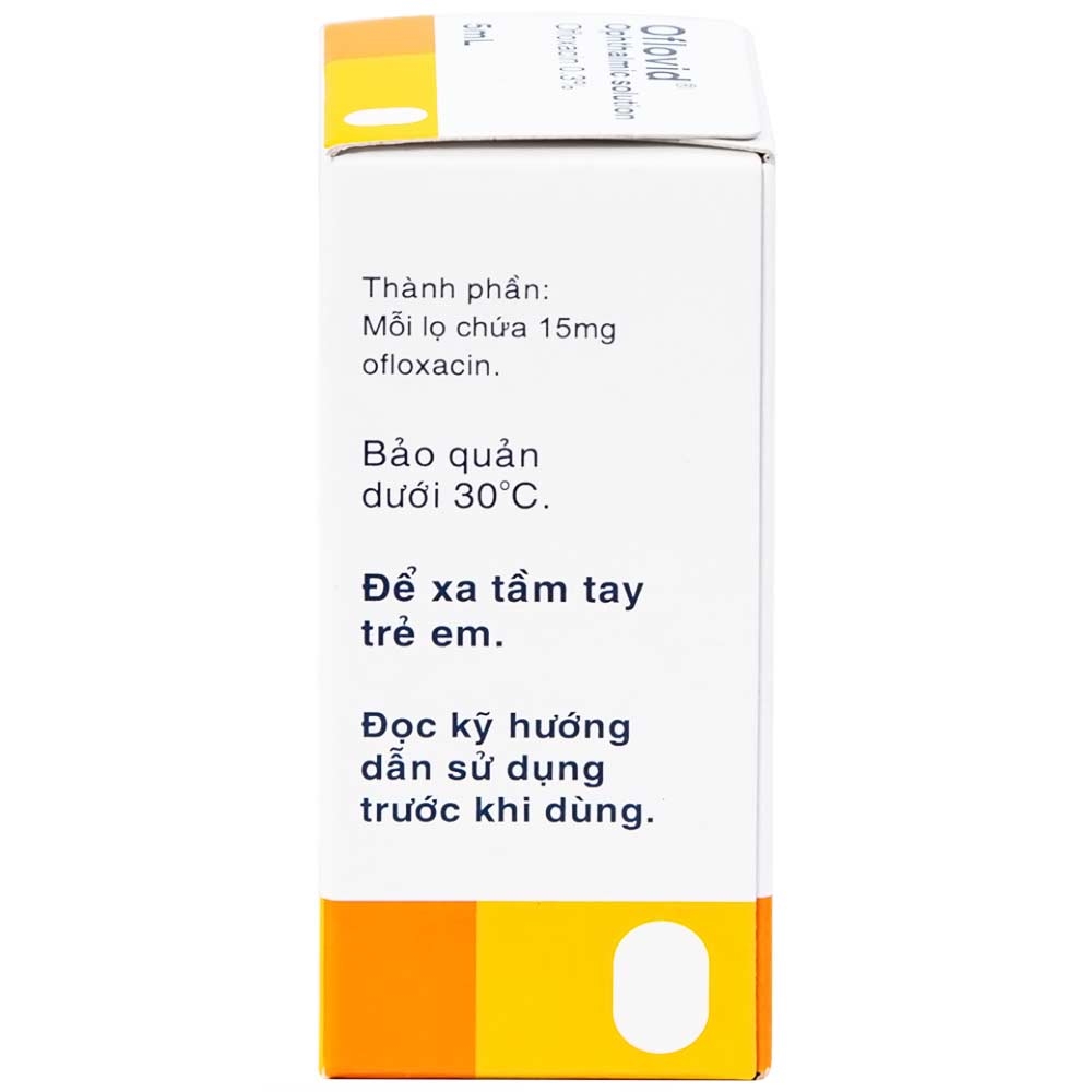 Hình ảnh Thuốc nhỏ mắt Oflovid Santen điều trị viêm bờ mi, viêm túi lệ, lẹo, viêm kết mạc, viêm sụn mi (5ml)