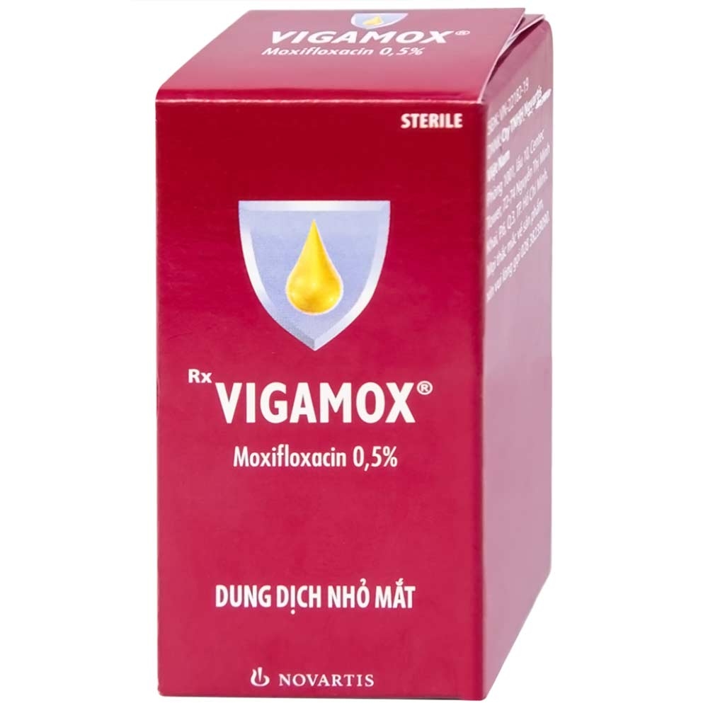 Hình ảnh Thuốc nhỏ mắt Vigamox Alcon điều trị viêm kết mạc (5ml)