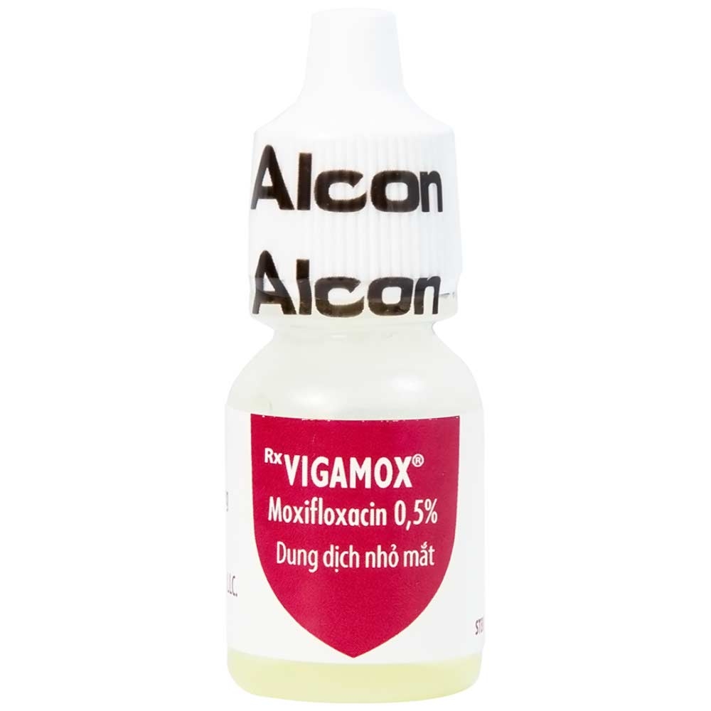Hình ảnh Thuốc nhỏ mắt Vigamox Alcon điều trị viêm kết mạc (5ml)