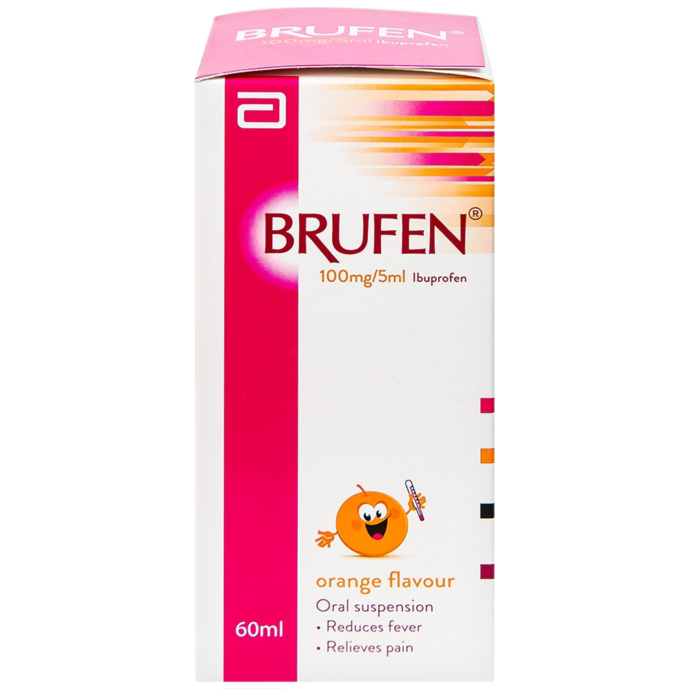 Hình ảnh Hỗn dịch uống Brufen Abbott giảm đau, hạ sốt ở trẻ em (60ml)