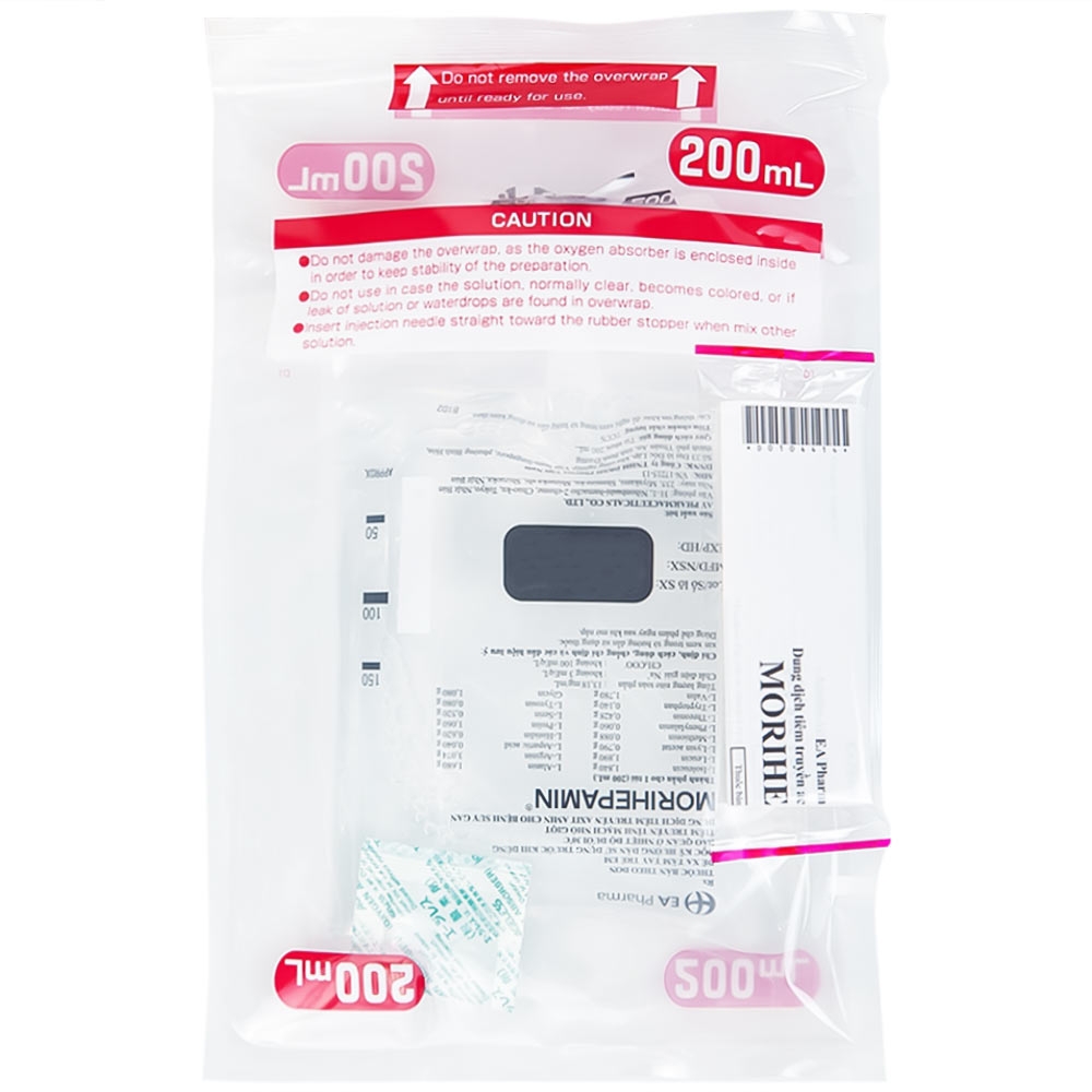 Hình ảnh Dung dịch truyền Morihepamin Ajinomoto điều trị hội chứng não gan (200ml) 