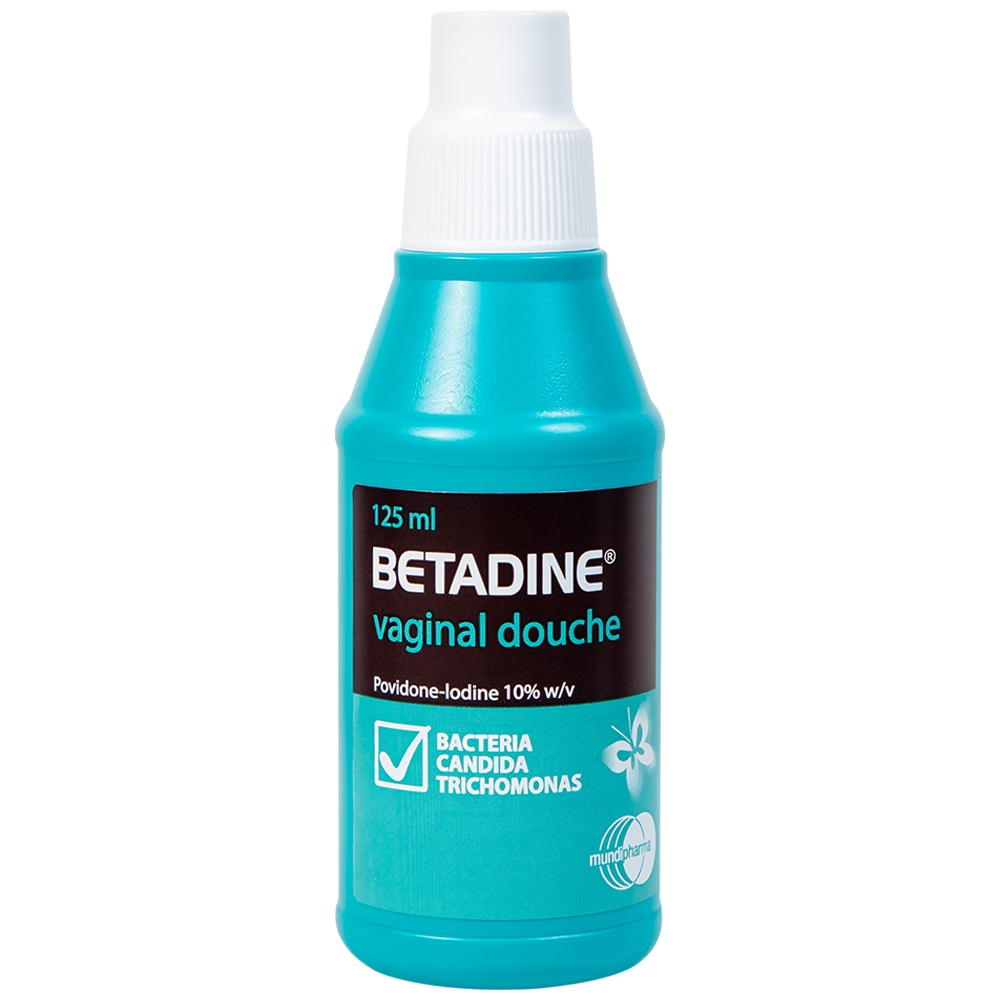 Hình ảnh Dung dịch sát trùng âm đạo Betadine điều trị nhiễm trùng âm đạo (125ml)