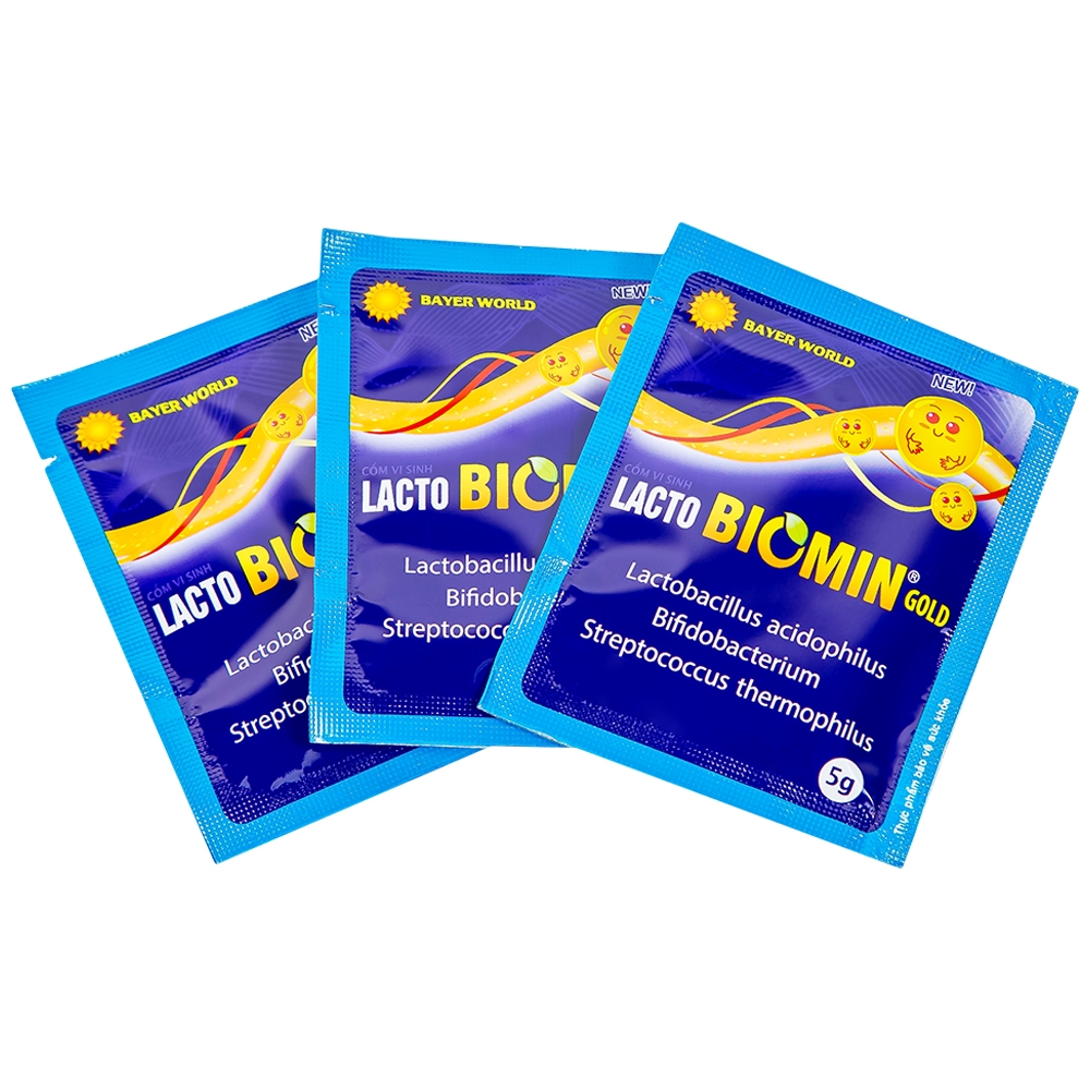 Hình ảnh Cốm Lacto Biomin Gold hỗ trợ cải thiện hệ vi khuẩn đường ruột (20 gói)