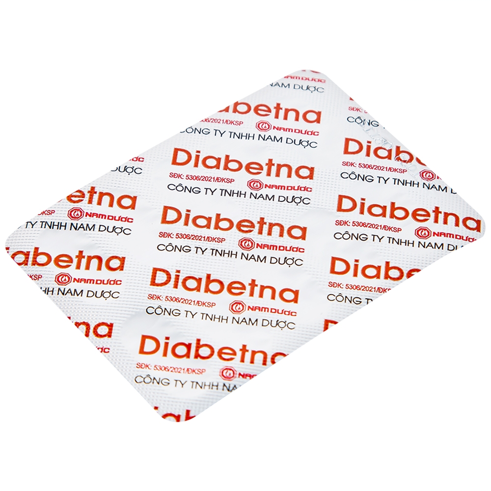 Hình ảnh Viên uống Diabetna Nam Dược hỗ trợ giảm đường huyết, giảm HbA1c (4 vỉ x 10 viên)