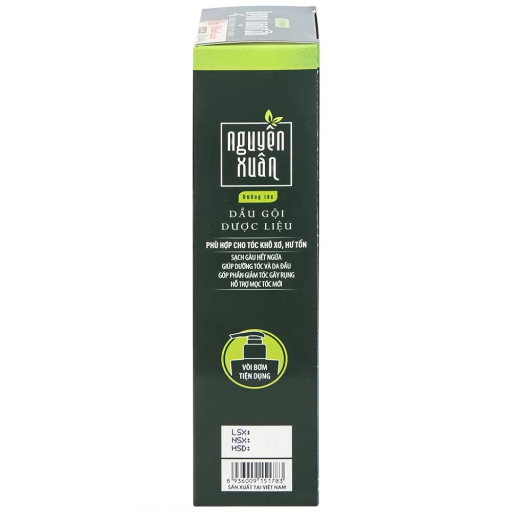 Hình ảnh Dầu gội dược liệu Nguyên Xuân sạch gàu, hết ngứa, dưỡng tóc, giảm gãy rụng dành cho tóc khô xơ, hư tổn (250ml)