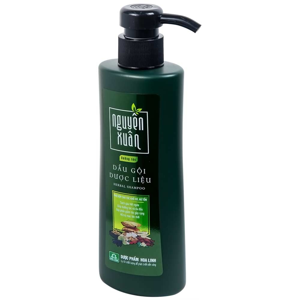 Hình ảnh Dầu gội dược liệu Nguyên Xuân sạch gàu, hết ngứa, dưỡng tóc, giảm gãy rụng dành cho tóc khô xơ, hư tổn (250ml)