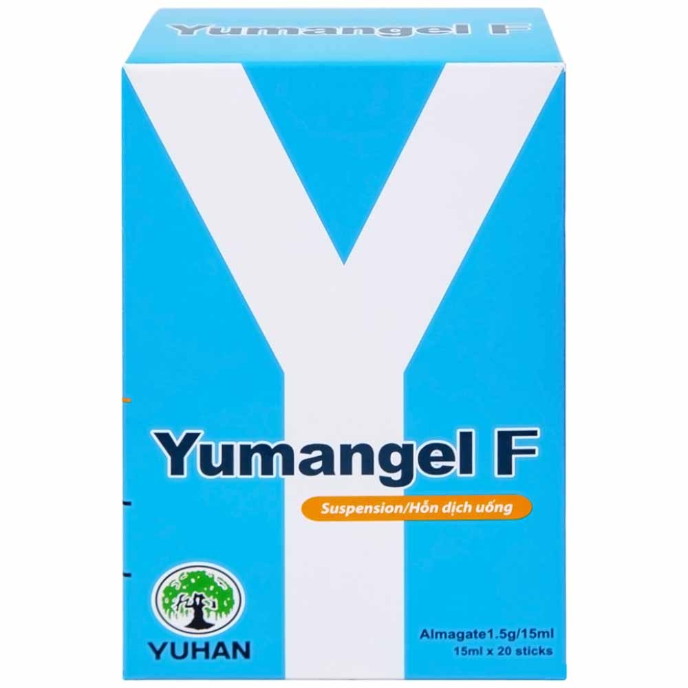Hình ảnh Hỗn dịch uống Yumangel F Yuhan kháng acid và cả thiện loét dạ dày - tá tràng (20 gói x 15ml) 