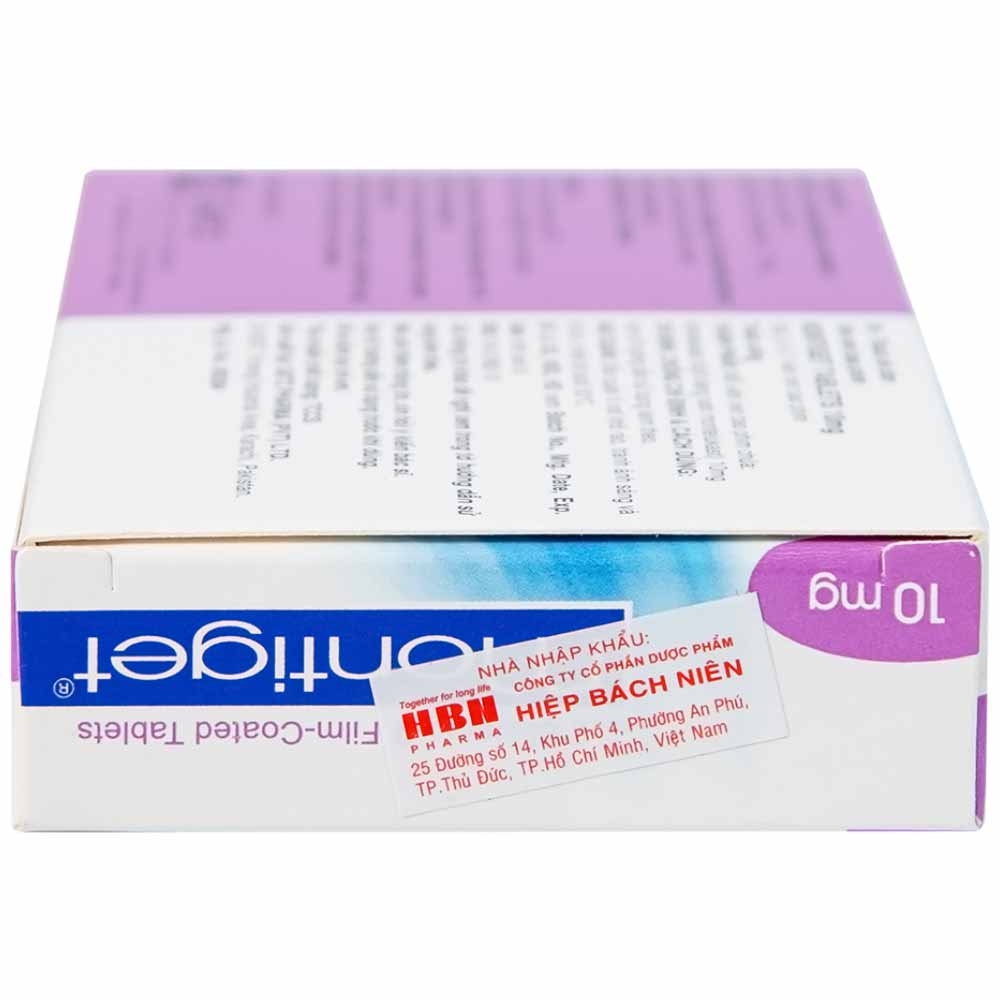 Hình ảnh Viên nén Montiget 10mg Getz phòng và điều trị suyễn mạn tính (2 vỉ x 7 viên)